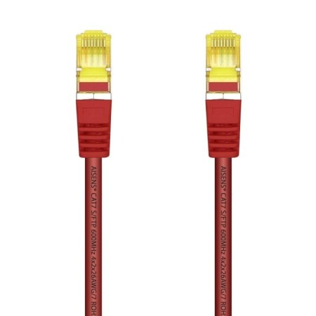 Cable de Red RJ45 SFTP Aisens A146-0471 Cat.7/ 2m/ Rojo