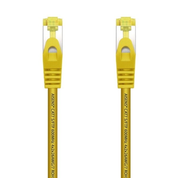 Cable de Red RJ45 SFTP Aisens A146-0472 Cat.7/ 25cm/ Amarillo