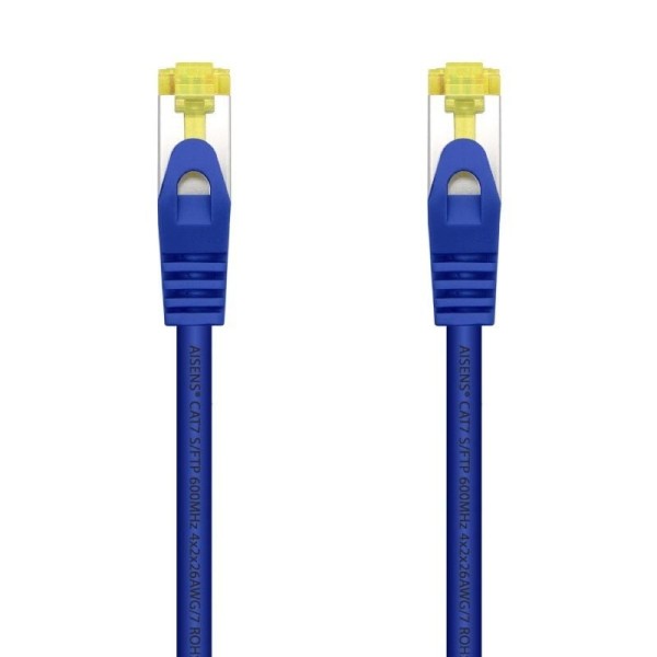 Cable de Red RJ45 SFTP Aisens A146-0476 Cat.7/ 25cm/ Azul