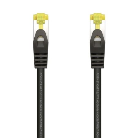 Cable de Red RJ45 SFTP Aisens A146-0486 Cat.7/ 1m/ Negro