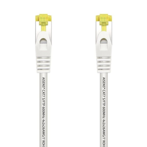 Cable de Red RJ45 SFTP Aisens A146-0489 Cat.7/ 50cm/ Blanco