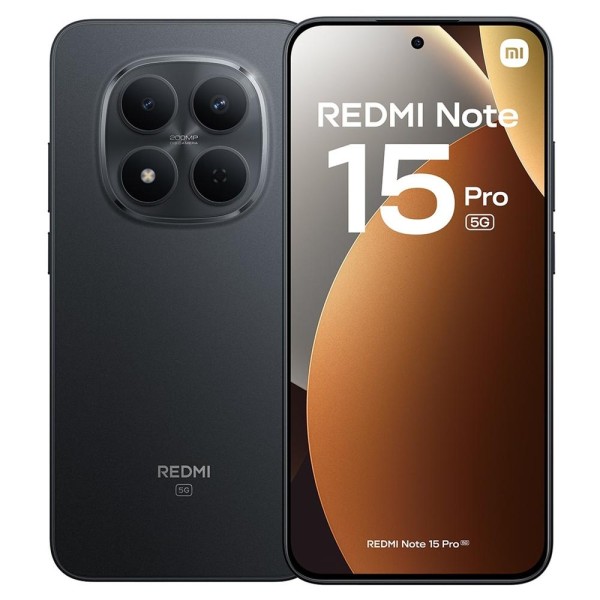 Movil xiaomi redmi note 15 pro 5g 12gb 512gb 6.83 pulgadas negro