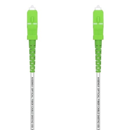 Cable de Fibra Óptica G657A2 3.0 Aisens A152-0493/ LSZH/ 1m/ Blanco