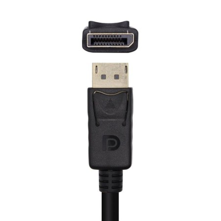 Cable DisplayPort 1.2 4K Aisens A124-0455/ DisplayPort Macho - DisplayPort Macho/ 1m/ Negro