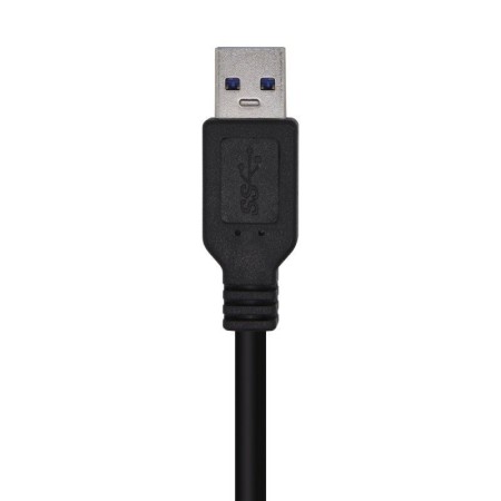 Cable USB 3.0 Aisens A105-0448/ USB Macho - USB Macho/ 3m/ Negro