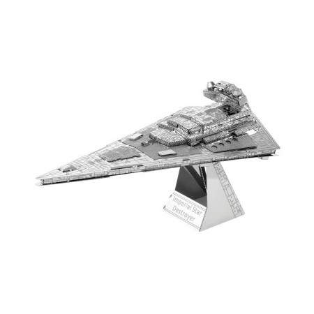 MAQUETA 3D METAL FASCINATIONS STAR WARS IMPERIAL STAR DESTROYER MONTAJE SIN PEGAMENTO NI SOLDADURA