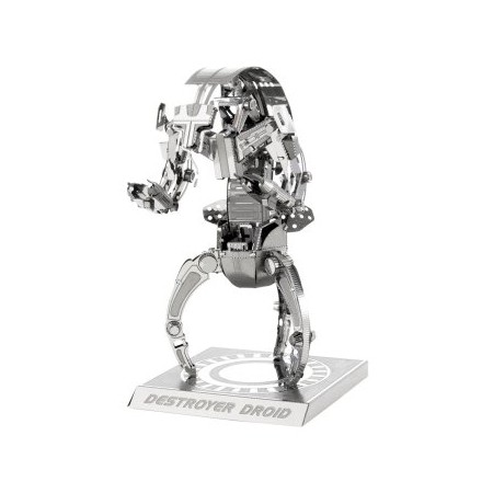 MAQUETA 3D METAL FASCINATIONS STAR WARS DROIDE MODELO DROIDEKA MONTAJE SIN PEGAMENTO NI SOLDADURA
