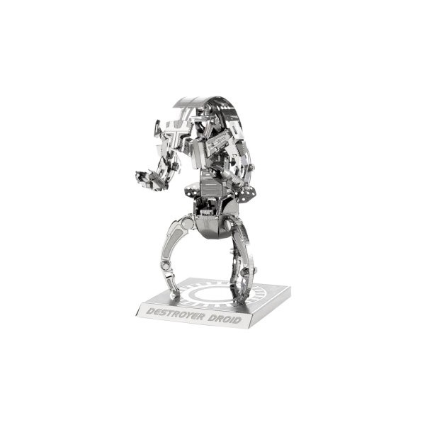 MAQUETA 3D METAL FASCINATIONS STAR WARS DROIDE MODELO DROIDEKA MONTAJE SIN PEGAMENTO NI SOLDADURA