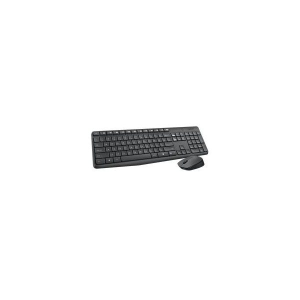 Teclado + mouse logitech mk235 wireless inalambrico portugues