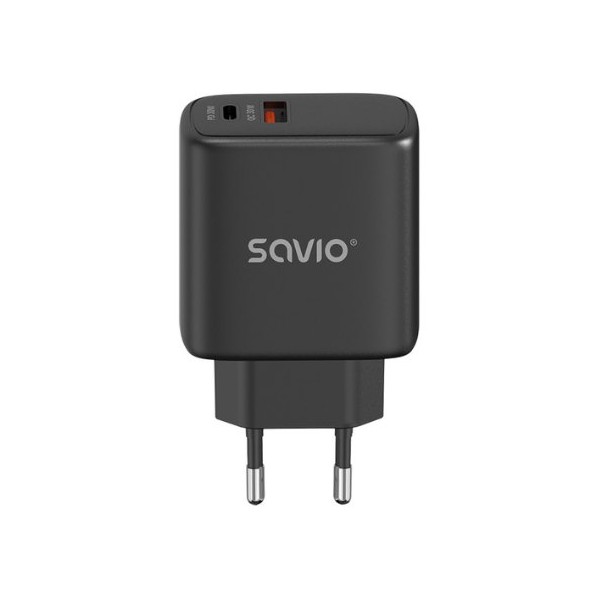CARGADOR SAVIO LA-06 DUAL 30W USB 3.0