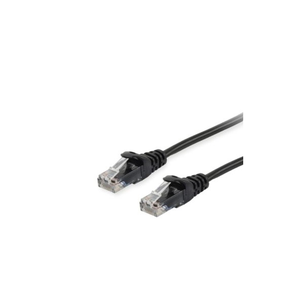 LATIGUILLO U/UTP CAT.6 LIBRE HALOGENOS 1.5M COLOR NEGRO EQUIP 625494