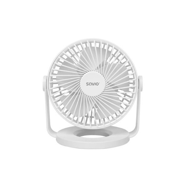 VENTILADOR ESCRITORIO USB SAVIO AD-01 WHITE
