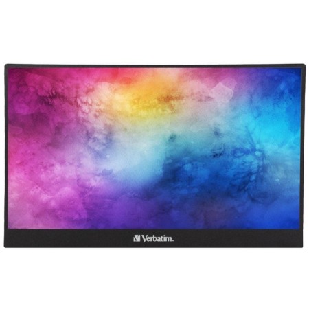 Monitor Portátil Táctil Verbatim PMT-14 14″/ Full HD/ Multimedia/ Negro