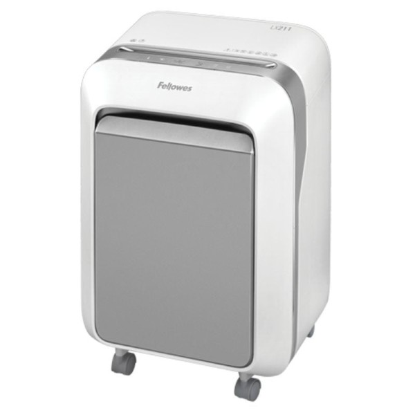 Destructora Fellowes LX211/ Microcorte de 2 x 12mm/ Blanca