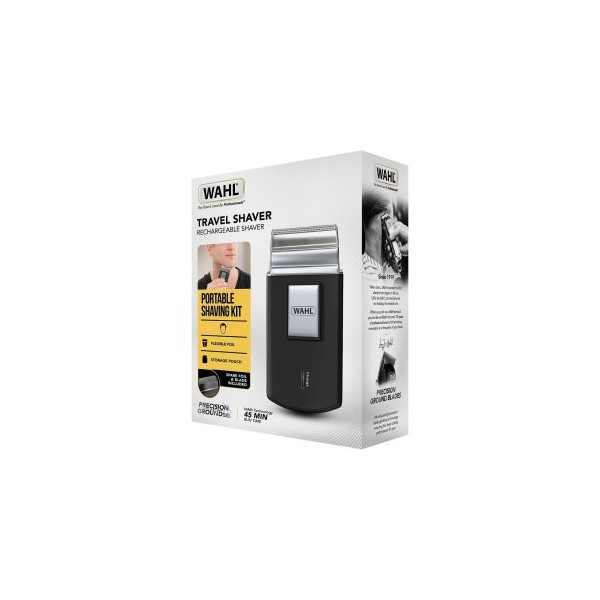 AFEITADORA WAHL 3615-1016 COMPACTA BOLSA PARA VIAJE RECARGABLE