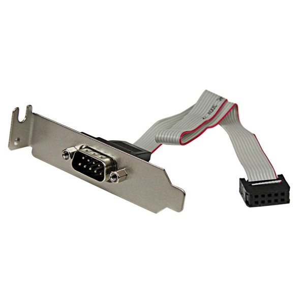 Placa para ranura serie m 9 pines startech a idc 10 pines macho - hembra