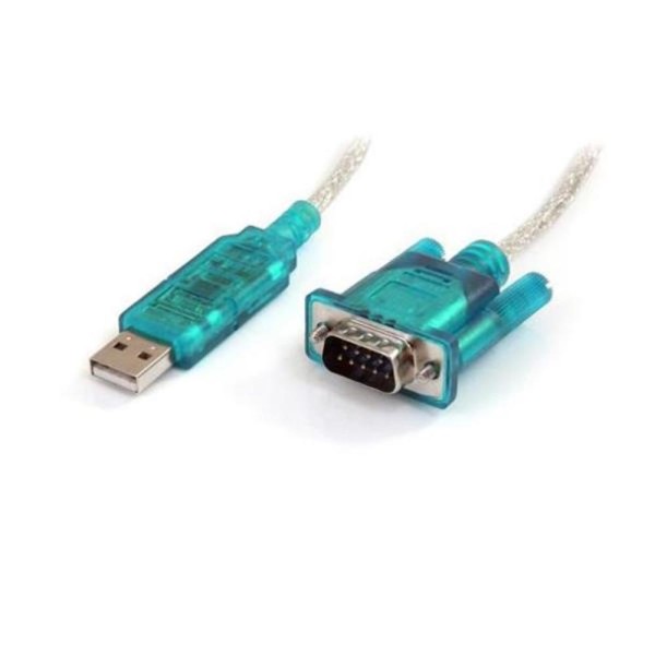 Cable db9 a usb tipo a startech 0.9m - macho - macho - gris