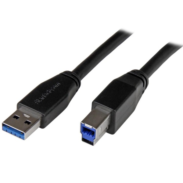 Cable usb tipo a a usb tipo b startech 10m - macho - macho - negro
