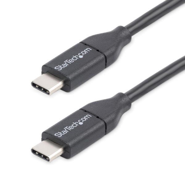 Cable usb tipo c startech 0.5m - macho - macho - negro