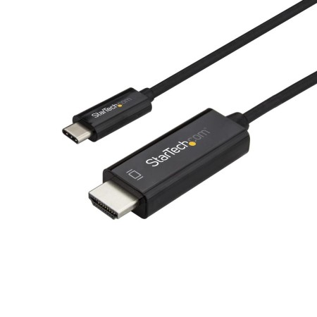 Cable usb tipo c a hdmi 4k startech 1m - macho - macho - negro