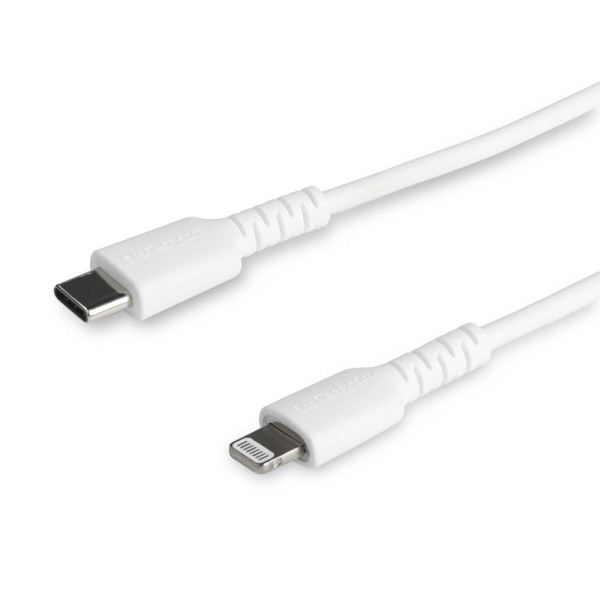 Cable lightning a usb tipo c startech 1m - macho - macho - blanco