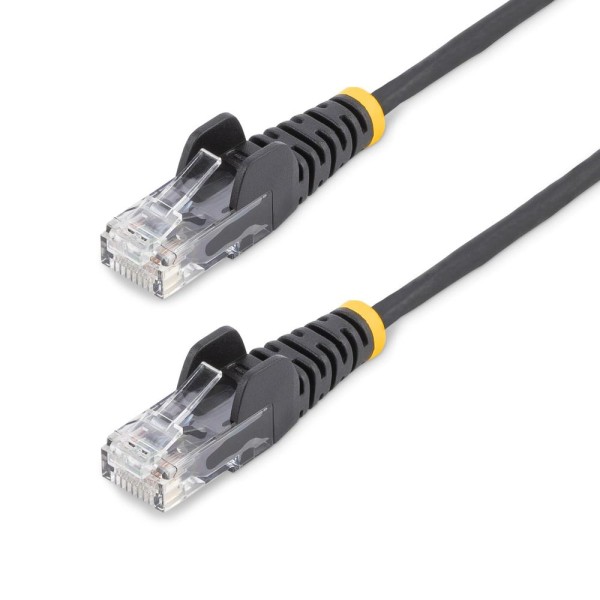 Cable de red startech latiguillo rj45 lszh utp cat6 3m negro