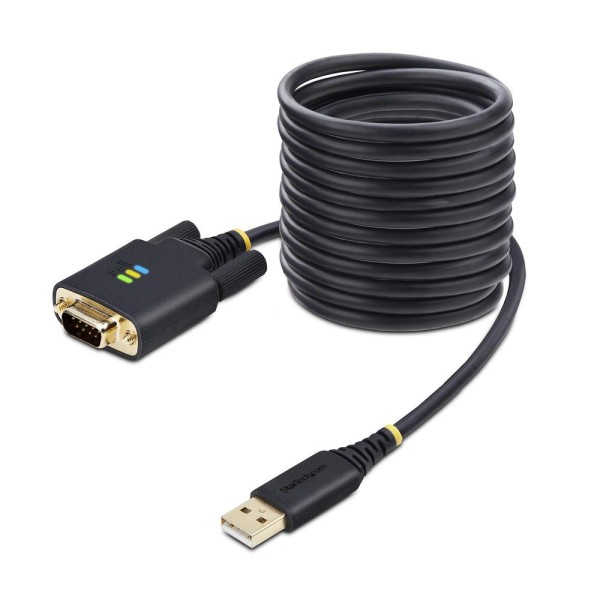 Cable usb a rs232 db9 startech 3m - macho - macho - negro