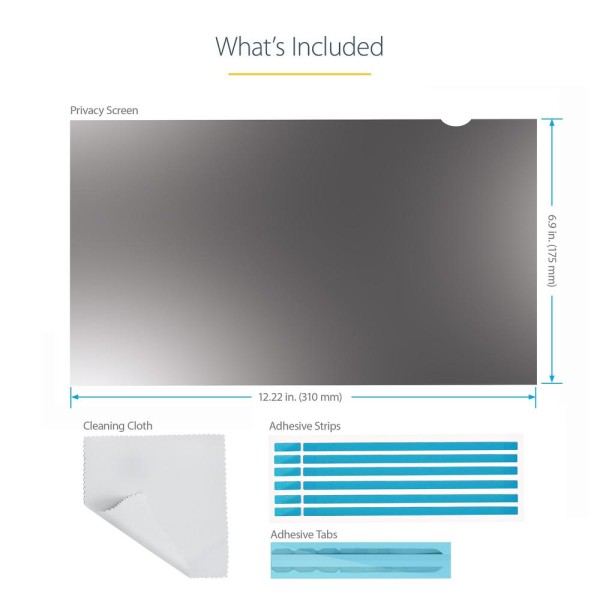 Filtro de privacidad startech para portatil 14 pulgadas