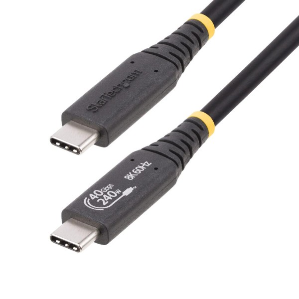Cable usb tipo c startech 1m - macho - macho - negro