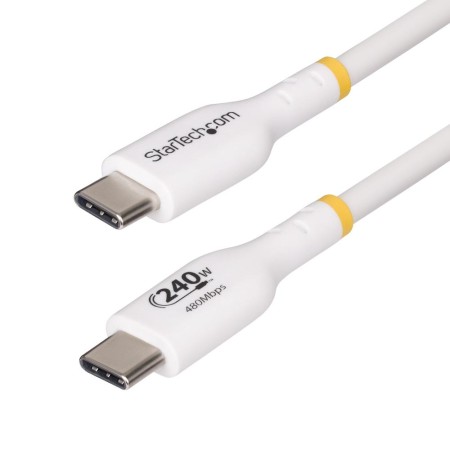 Cable usb tipo c startech 4m - macho - macho - blanco