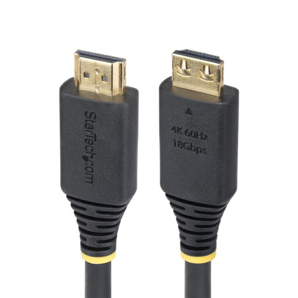 Cable hdmi con agarre startech 2.4m - macho - macho - negro