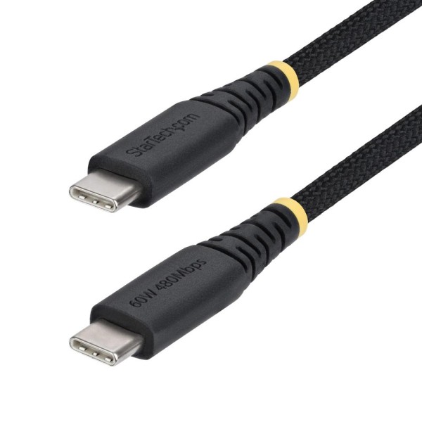 Cable usb tipo c startech 3m - macho - macho - negro trenzado