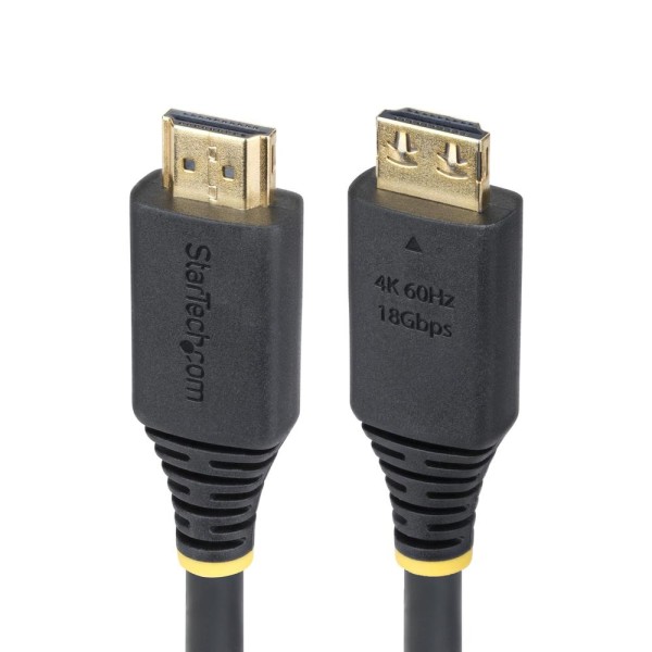 Cable hdmi 4k con agarre startech 0.50m - macho - macho