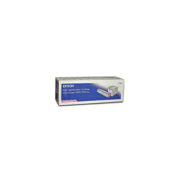 Toner tinta epson s050227 magenta de alta capacidad 5000 pag aculaser c2600xx