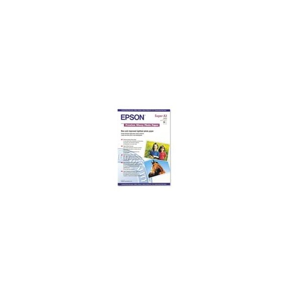 Papel epson s041316 premiun glossy photo a3+ 20 hojas 250g