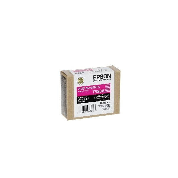 Cartucho tinta epson t580a magenta vivo 80ml stylus pro 3880