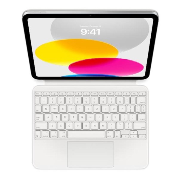 Teclado apple magic keyboard folio para ipad blanco ingles