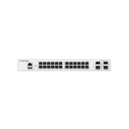 SWITCH GESTIONABLE FORTINET FS-124F L2 24xGE RJ45 4xGE SFP 256 MB DDR3 MONTAJE RACK VENTILADOR