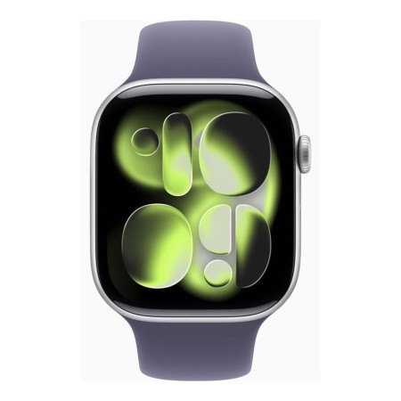 Smartwatch apple watch series 11 gps 46mm silver case purple mist sport band s - m