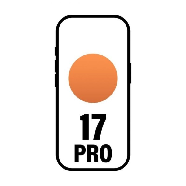 Smartphone Apple iPhone 17 Pro 512GB/ 6.3″/ 5G/ Naranja Cósmico