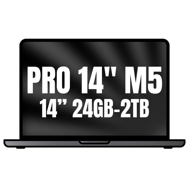 Apple Macbook Pro 14″/ M5 Pro 18-Core CPU/ 24GB/ 2TB SSD/ 20-Core GPU/ Negro Espacial