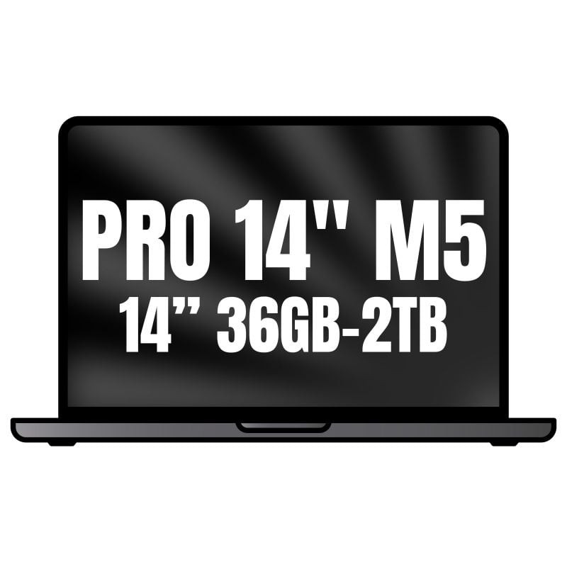 Apple Macbook Pro 14″/ M5 Max 18-Core CPU/ 36GB/ 2TB SSD/ 32-Core GPU/ Negro Espacial