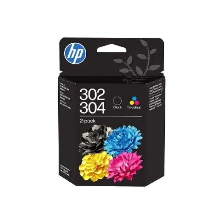 CARTUCHO HP Nº 302 Nº 304 PARA HP DeskJet 1110, 2130, 2600, 3630, 3700 series, HP ENVY 4520, 5010, 5