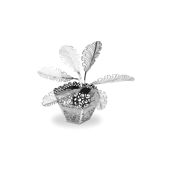 MAQUETA 3D METAL FASCINATIONS PLANTA SAGO PALM TREE MONTAJE SIN PEGAMENTO NI SOLDADURA MAQUETAS 3D