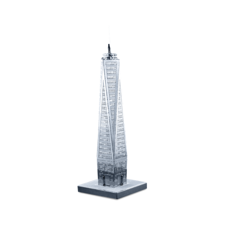 MAQUETA 3D METAL FASCINATIONS ONE WORLD TRADE CENTER MONTAJE SIN PEGAMENTO NI SOLDADURA MAQUETAS 3D