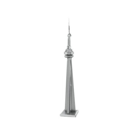 MAQUETA 3D METAL FASCINATIONS CN TOWER TORONTO MONTAJE SIN PEGAMENTO NI SOLDADURA MAQUETAS 3D
