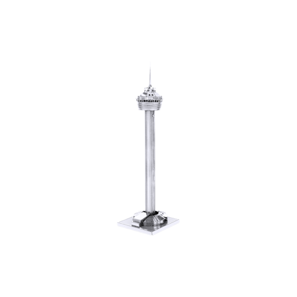 MAQUETA 3D METAL FASCINATIONS TOWER OF THE AMERICAS SAN ANTONIO MONTAJE SIN PEGAMENTO NI SOLDADURA