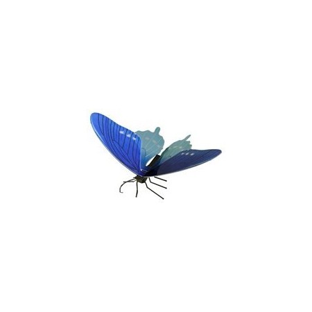 MAQUETA 3D METAL FASCINATIONS MARIPOSA PIPERVINE SWALLOWTAIL MONTAJE SIN PEGAMENTO NI SOLDADURA