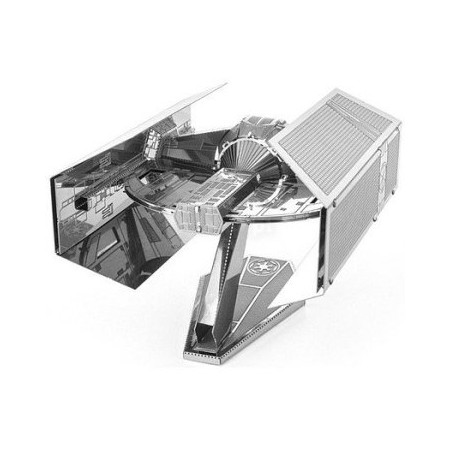 MAQUETA 3D METAL FASCINATIONS STAR WARS DARTH VADER TIE FIGHTER MONTAJE SIN PEGAMENTO NI SOLDADURA