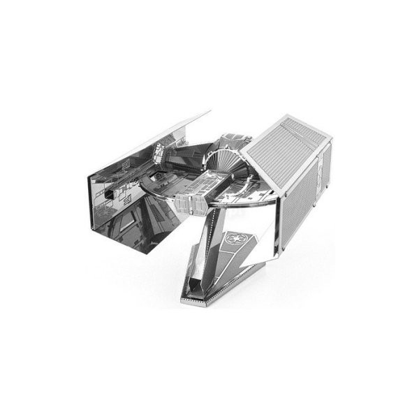 MAQUETA 3D METAL FASCINATIONS STAR WARS DARTH VADER TIE FIGHTER MONTAJE SIN PEGAMENTO NI SOLDADURA